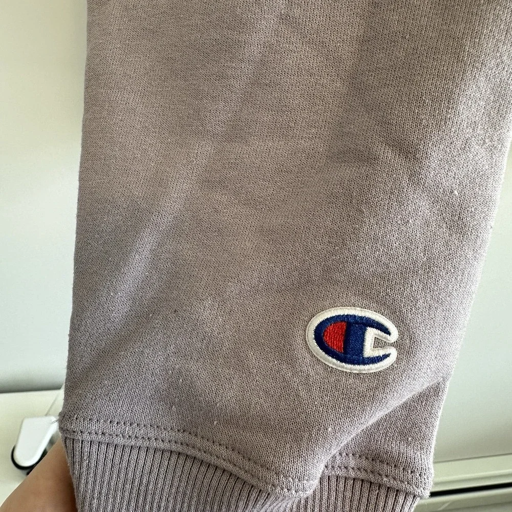 Champion Sweatshirt Womens Size XLPurple Turtle Neck Long Sleeve Embroidered - Picture 6 of 7